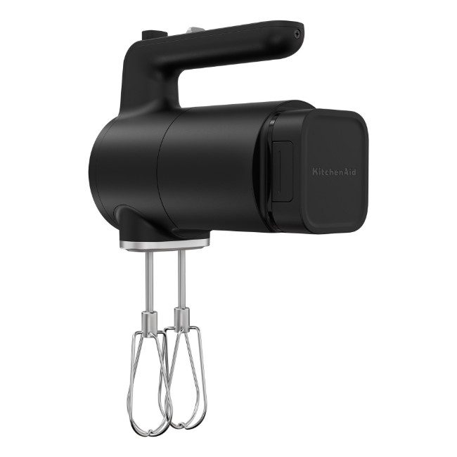 GO акумулаторен ръчен миксер, 7-степенен, с батерия, Matte Black - KitchenAid