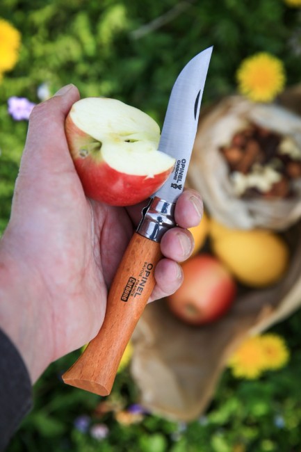 N°08 джобно ножче, въглеродна стомана, 8.5cm, "Carbone" - Opinel