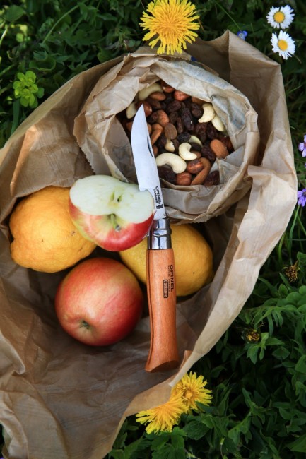 N°09 джобно ножче, въглеродна стомана, 9см, "Carbone" - Opinel