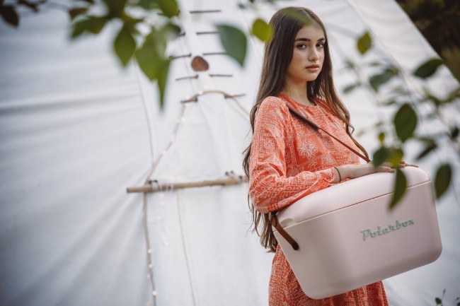 Кутия за охлаждане, 20L, "Classic", с цвят "Nude - Olive Green" - Polarbox