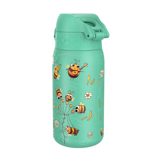 Детска бутилка за вода, неръждаема стомана, 320 мл, Bees - Ion8