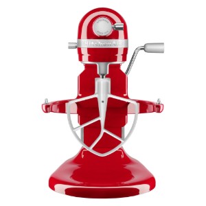 Плоска бъркалка за смесители за повдигане на купата, метална, бяла - KitchenAid
