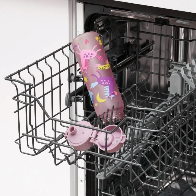 Детска бутилка за вода "Slim", recyclon™, 500 ml, Unicorns - Ion8