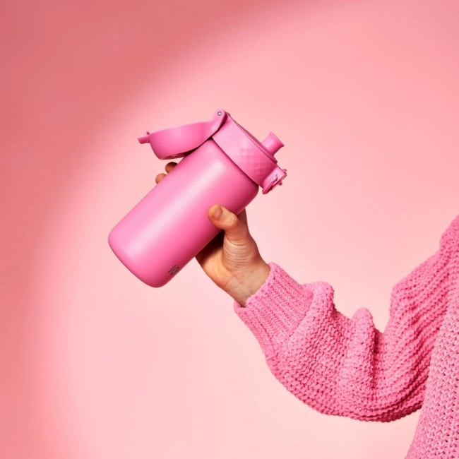 Бутилка за вода за деца, неръждаема стомана, 320 ml Rose Bloom - Ion8