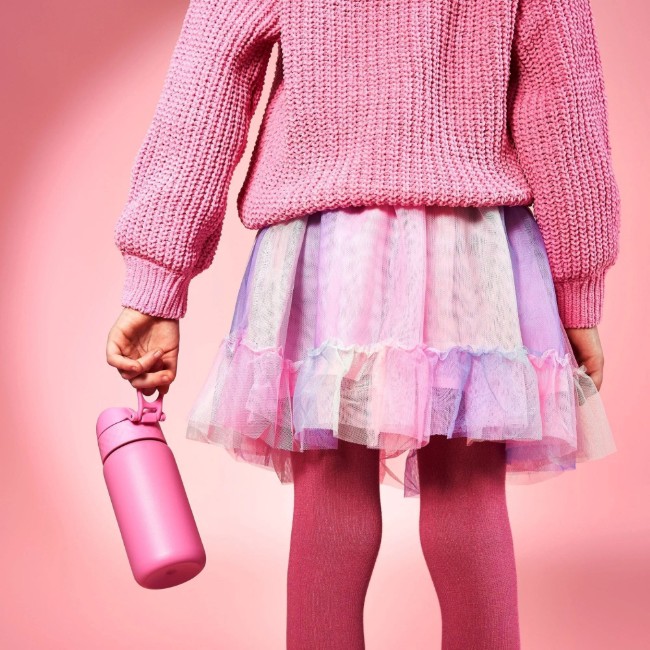 Бутилка за вода за деца, неръждаема стомана, 320 ml Rose Bloom - Ion8