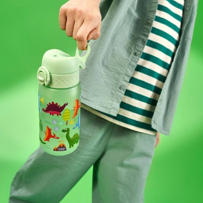 Бутилка за вода за деца, recyclon™, 350 ml, Dinosaurs - Ion8