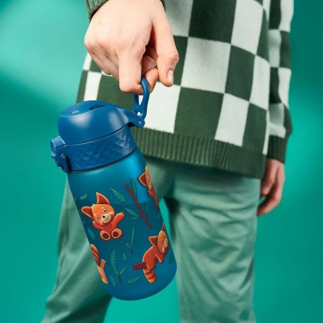 Бутилка за вода за деца, recyclon™, 350 ml, Red Pandas - Ion8