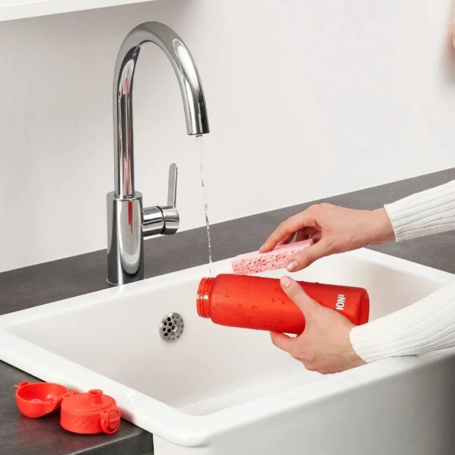 Бутилка за вода "Slim", recyclon™, 500 ml, Червена - Ion8