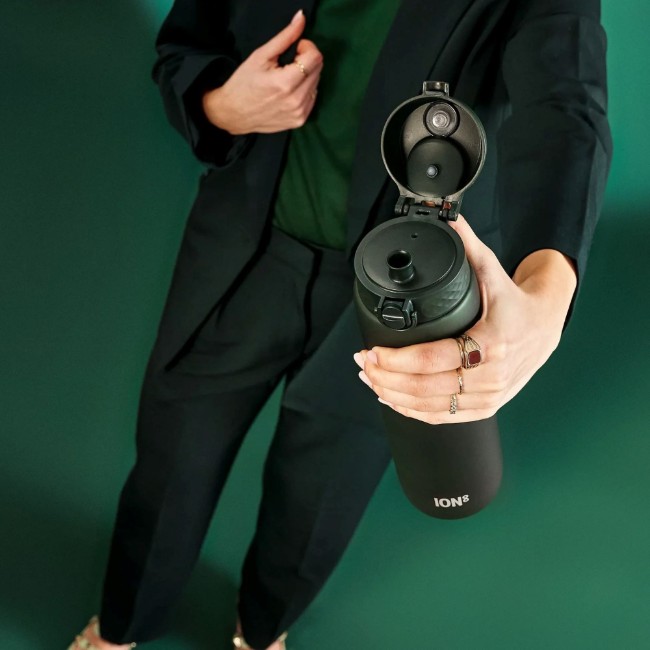 Бутилка за вода, recyclon™, 1л, Dark Green - Ion8