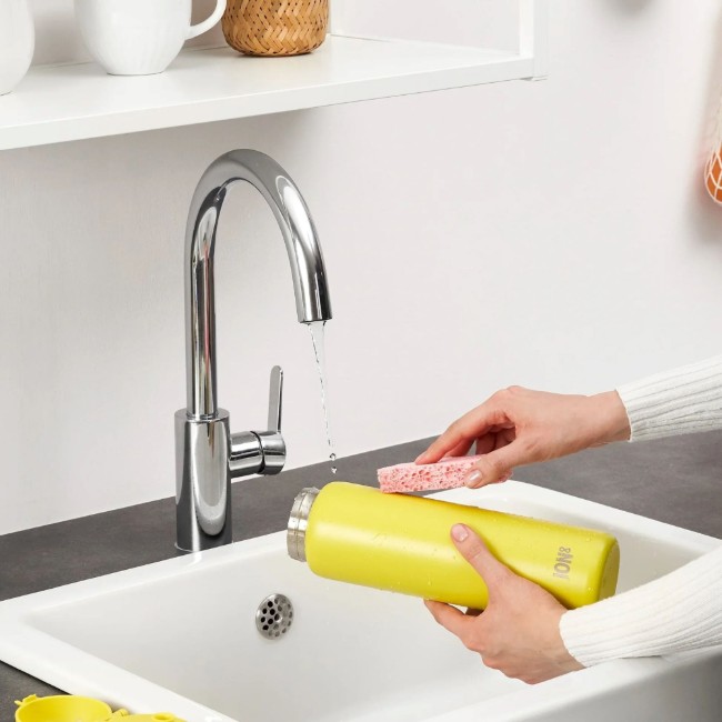 Бутилка за вода, неръждаема стомана, 920 ml, жълта - Ion8