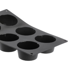 Форма за 6 мъфина, силиконова, 30 x 17 см - de Buyer