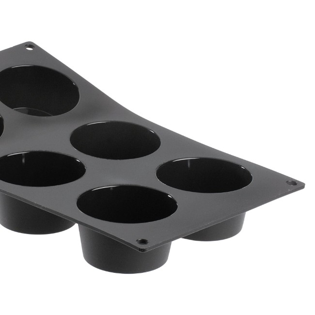 Форма за 6 мъфина, силиконова, 30 x 17 см - de Buyer