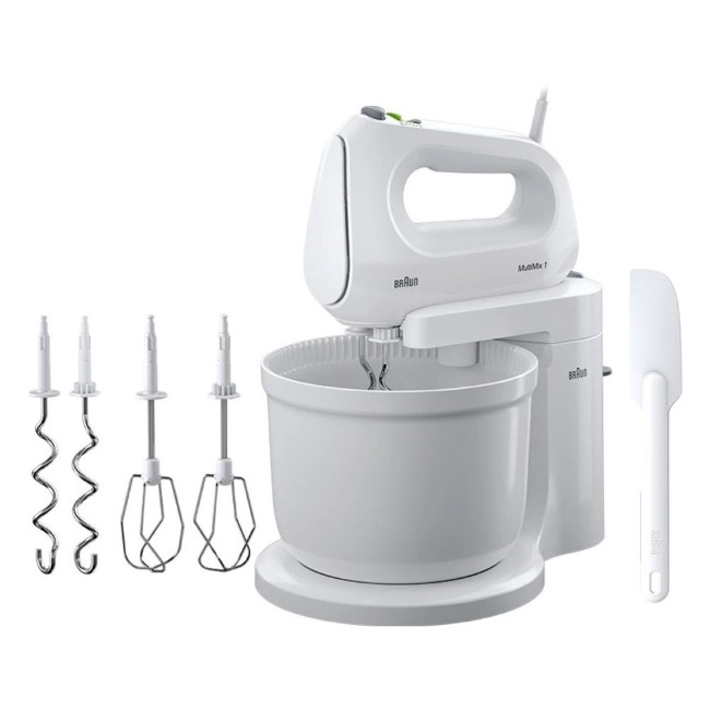 Ръчен миксер с купа, 400 W, 3 L, 4 скорости - Braun