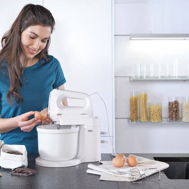 Ръчен миксер с купа, 400 W, 3 L, 4 скорости - Braun