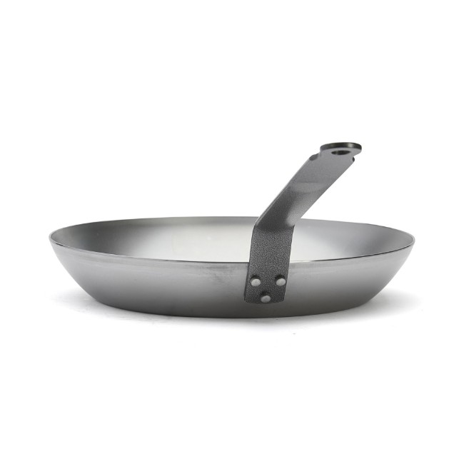 Грил тиган "CARBONE PLUS", 30см, въглеродна стомана - марка "de Buyer".