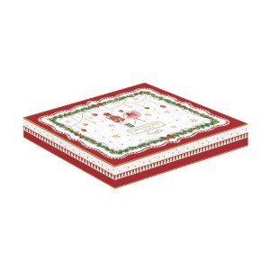 Порцеланово плато във формата на коледно дърво, 25,5 x 20,5 см, "Magie de Noel" - Easy Life