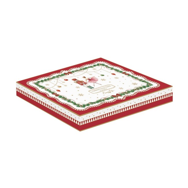 Порцеланово плато във формата на коледно дърво, 25,5 x 20,5 см, "Magie de Noel" - Easy Life
