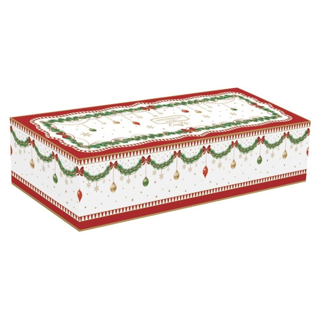 Комплект купа за мезета от 3 части, с бамбуков поднос, "Magie de Noel" - Easy Life