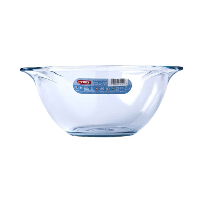 Купа за приготвяне, топлоустойчиво стъкло, 2.7 L, гама "Vintage" - Pyrex