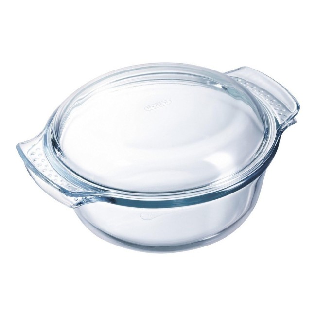 Кръгъл съд с капак, изработен от термоустойчиво стъкло, 3.5 L + 1.4 L, "Classic" - Pyrex