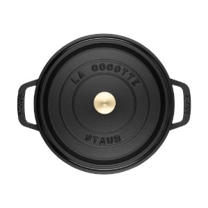 Плитък Cocotte, чугун, 28 см/5,7 л, Black - Staub