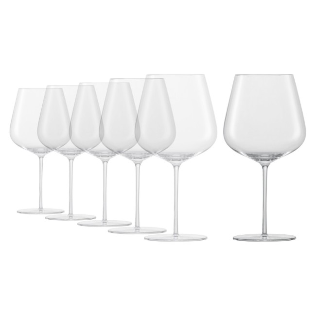 Комплект чаши за вино от 6 части Бургундия, от кристално стъкло, 955 ml, "Vervino" - Schott Zwiesel