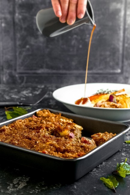 Тава за печене, квадратна, стомана, 23 х 23 см, "MasterClass" - Kitchen Craft