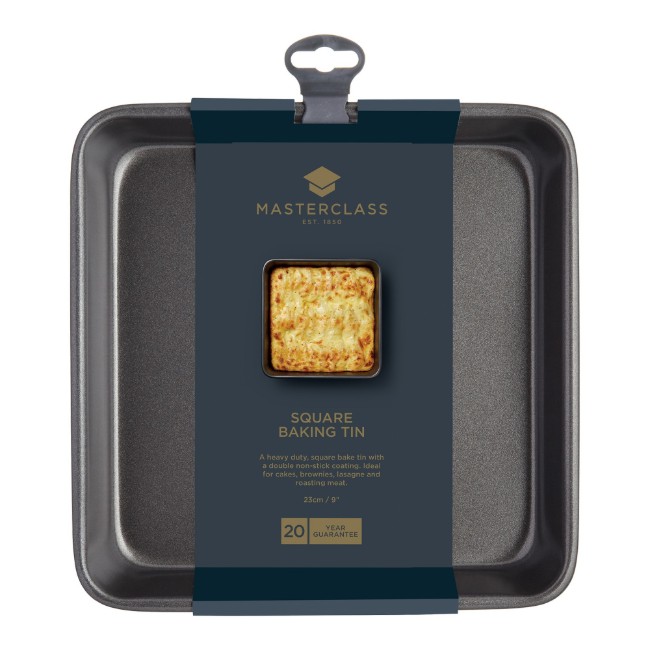 Тава за печене, квадратна, стомана, 23 х 23 см, "MasterClass" - Kitchen Craft