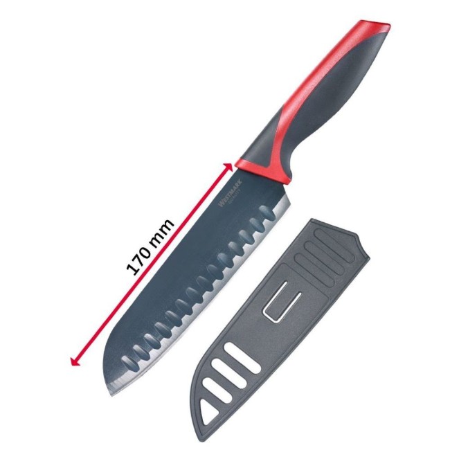 Нож Santoku, неръждаема стомана, 17 см - Westmark