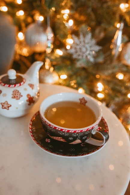 Комплект за сервиране на чай, порцелан, 350 мл, "GINGERBREAD" - Nuova R2S