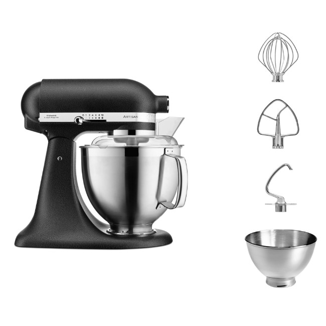 Миксер Artisan 4.8L, Модел 185, Cast Iron Black - KitchenAid