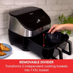 Двоен фритюрник с горещ въздух, 8,5 л / 1700 W, Vortex Plus VersaZone ClearCook - Instant Pot