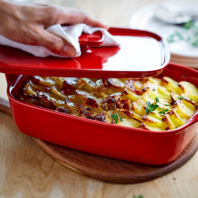 Капак за тава 9652, 30,5 х 22 см, Burgundy - Emile Henry