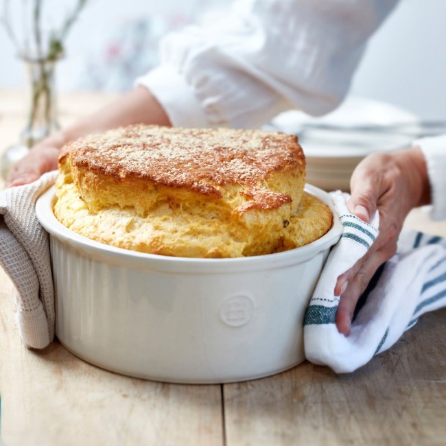 Керамична форма за печене на суфле, 23 x 21,5 см/2,2 л, Clay - Emile Henry