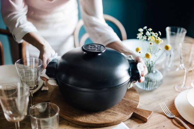 "Delight" керамичен Cocotte, 26,5 см /4 л, Slate - Еmile Henry