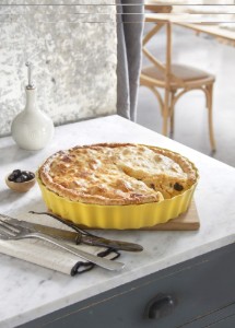 Тава за тарт, керамична, 28 см/1,98 л, Provence Yellow - Emile Henry
