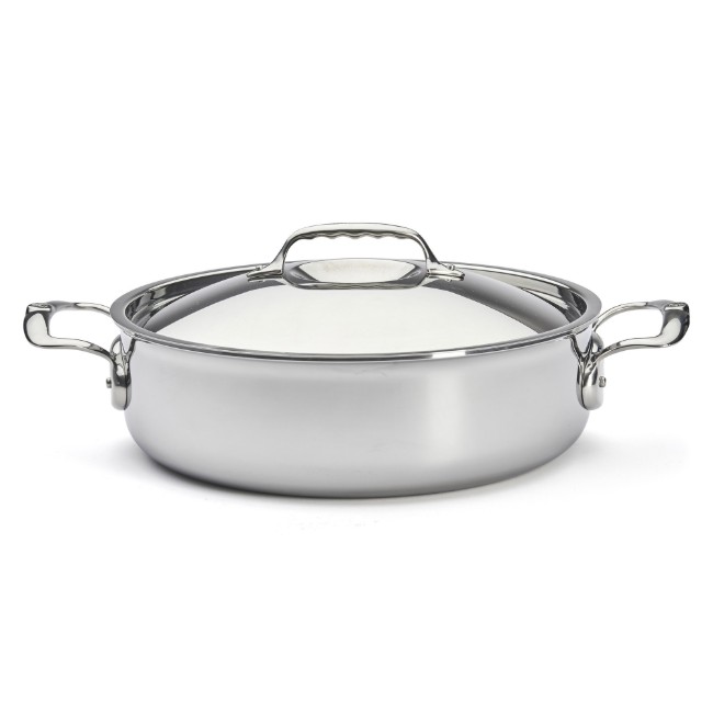 Тиган за соте "Affinity" с 2 дръжки, 28 см / 4,6 л, неръждаема стомана - марка "de Buyer"