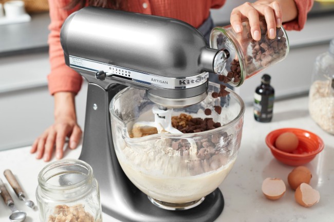 Планетарен миксер Artisan, 4.8 л, Модел 125, Contour Silver - KitchenAid