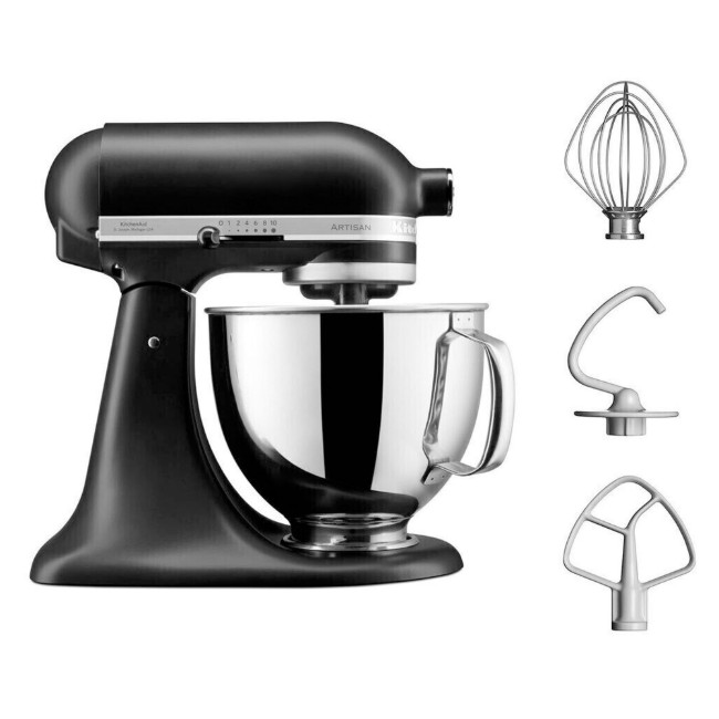 Смесител с 4.8L купа, Занаятчия, Модел 125, Матово Черно - KitchenAid марка