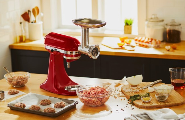 Аксесоар за мелене на месо и приготвяне на колбаси - KitchenAid