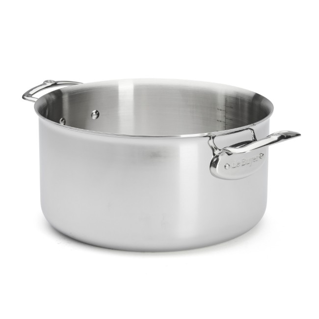 Тенджера "Affinity" с капак, неръждаема стомана, 28 см / 8,5 л - марка "de Buyer"