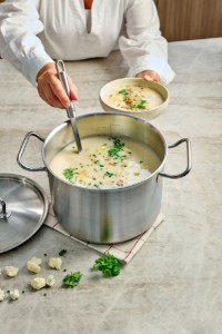 Тенджера с капак, неръждаема стомана, 24 см/7 л, "Classic Pro 3" - Demeyere