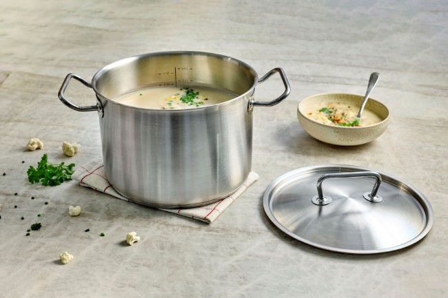 Тенджера с капак, неръждаема стомана, 24 см/7,5 л, "Classic Pro 3" - Demeyere