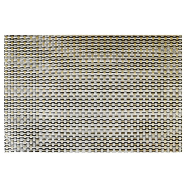 Комплект от 4 постелки за маса, златист, 45 × 30 см