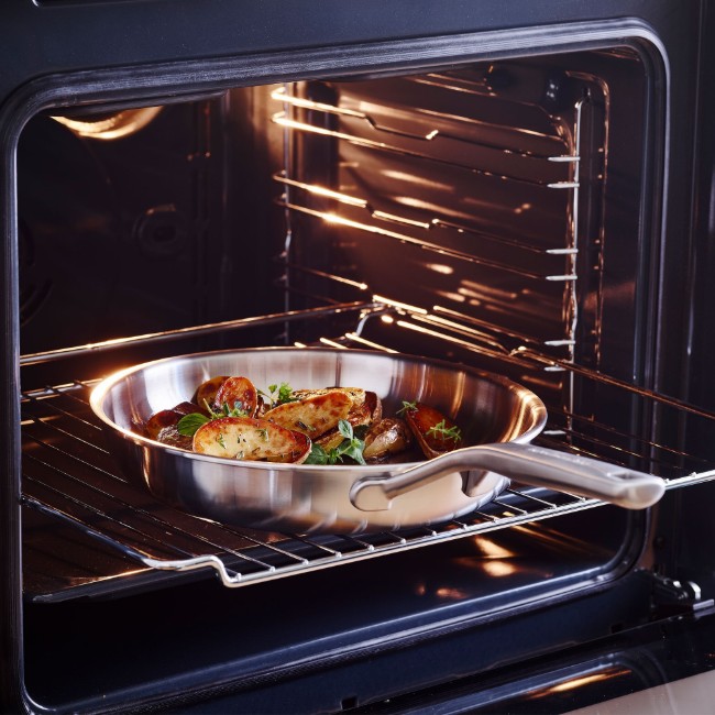 Комплект от 2 тигана, неръждаема стомана, 3 слоя, 24 см / 28 см, "MultiPly" - KitchenAid