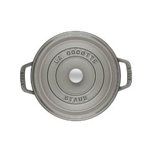 Тенджера за готвене от чугун Cocotte, 22 см/2,6 л, <<Графитно сива>> - Staub