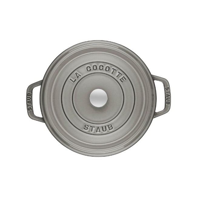Тенджера за готвене от чугун Cocotte, 22 см/2,6 л, <<Графитно сива>> - Staub