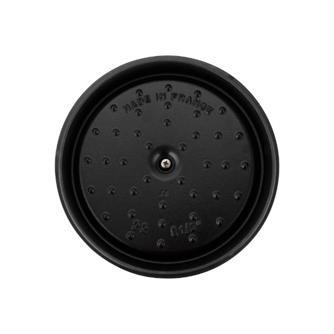 Тенджера за готвене от чугун Cocotte, 22 см/2,6 л, <<Графитно сива>> - Staub