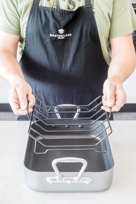 Тава за пържоли, с дръжки, 40 х 28 см - от MasterClass