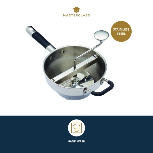 3-сеедно устройство 43,5 x 21 x 19,5 см неръждаема стомана - от MasterClass